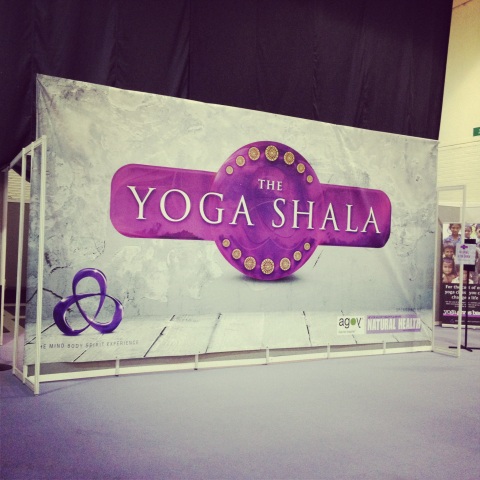 yoga shala, mind body spirit festival 2012